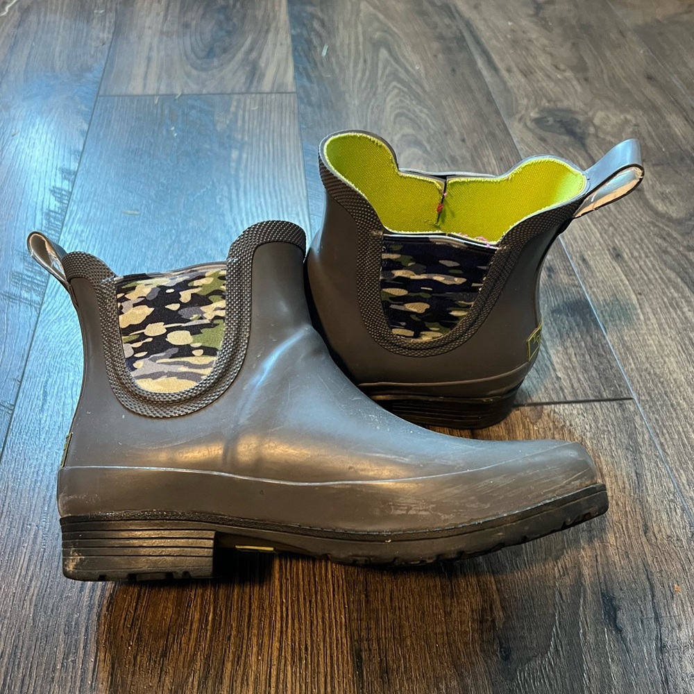 LL Bean Wellie Rain Boots size 7